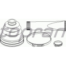207 494 TOPRAN Комплект пылника, приводной вал