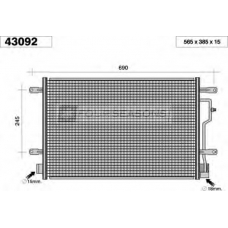 F4-43092 STANDARD Конденсатор, кондиционер