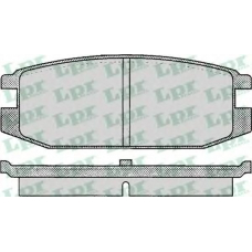 05P045 LPR Комплект тормозных колодок, дисковый тормоз