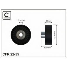22-55 CAFFARO Паразитный / ведущий ролик, поликлиновой ремень