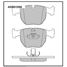 ADB01096 Allied Nippon Тормозные колодки