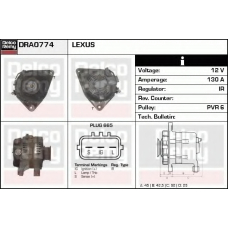 DRA0774 DELCO REMY Генератор