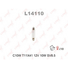 L14110 LYNX L14110 c10w t11x41 12v 10w sv8.5 лампа автомоб. lynx
