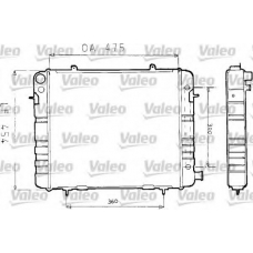 730164 VALEO Радиатор, охлаждение двигателя