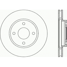 BDA1184.20 OPEN PARTS Тормозной диск