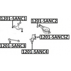 1201-SANC3 ASVA Подвеска, рычаг независимой подвески колеса