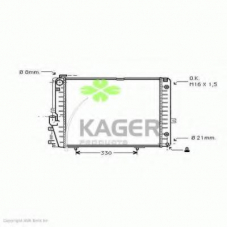 31-0596 KAGER Радиатор, охлаждение двигателя