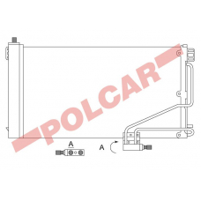 5003K81X POLCAR Skraplacze klimatyzacji