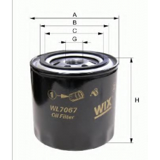 WL7400 WIX Масляный фильтр