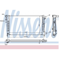 61346A NISSENS Радиатор, охлаждение двигателя