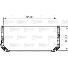 814298 VALEO Конденсатор, кондиционер