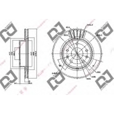 BD1717 DJ PARTS Тормозной диск