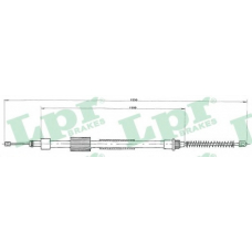 C0126B LPR Трос, стояночная тормозная система