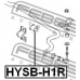 HYSB-H1R FEBEST Опора, стабилизатор