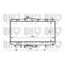 QER2580 QUINTON HAZELL Радиатор, охлаждение двигателя