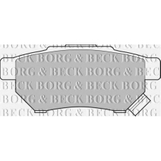 BBP1526 BORG & BECK Комплект тормозных колодок, дисковый тормоз