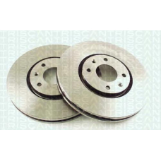 8120 38117 TRIDON Brake discs, front