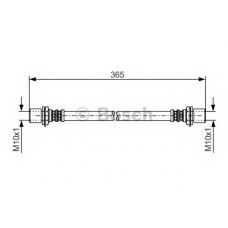 1 987 481 200 BOSCH Тормозной шланг