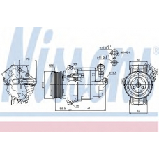 89041 NISSENS Компрессор, кондиционер