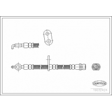 19032424 CORTECO Тормозной шланг