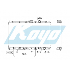 PA030599 KOYO P-tank corrugate-fin ass'y