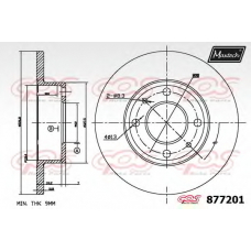 877201.6880 MAXTECH Тормозной диск