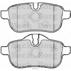 BBP2260 BORG & BECK Комплект тормозных колодок, дисковый тормоз