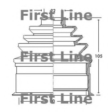 FCB2095 FIRST LINE Пыльник, приводной вал