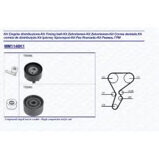 341311481101 MAGNETI MARELLI Комплект ремня грм