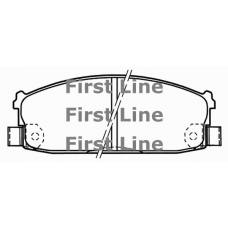 FBP1365 FIRST LINE Комплект тормозных колодок, дисковый тормоз
