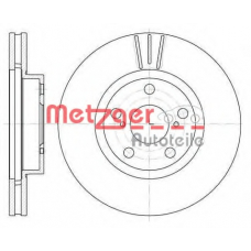 6577.10 METZGER Тормозной диск