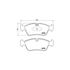 07.B314.33 BREMBO Комплект высокоэффективных тормозных колодок