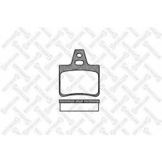 322 000-SX STELLOX Комплект тормозных колодок, дисковый тормоз