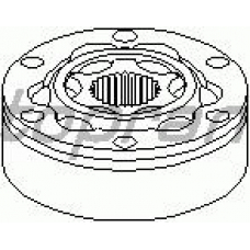 104 063 TOPRAN Шарнир, приводной вал