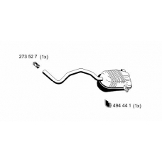 530149 ERNST Глушитель выхлопных газов конечный