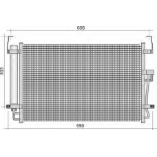 350203429000 MAGNETI MARELLI Конденсатор, кондиционер