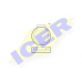180202 ICER Комплект тормозных колодок, дисковый тормоз