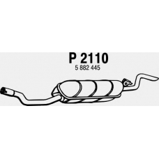 P2110 FENNO Глушитель выхлопных газов конечный