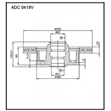 ADC 0418V Allied Nippon Гидравлические цилиндры