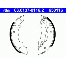 03.0137-0116.2 ATE Комплект тормозных колодок