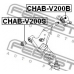 CHAB-V200B FEBEST Подвеска, рычаг независимой подвески колеса
