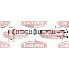 LH3662 DELPHI Тормозной шланг