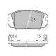 025 246 1817/W MEYLE Комплект тормозных колодок, дисковый тормоз