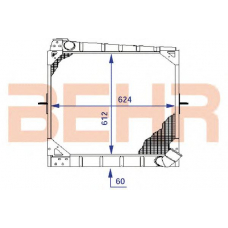 1201944 BEHR Radiator