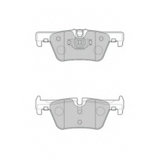 FSL4670 FERODO Комплект тормозных колодок, дисковый тормоз