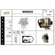 MN8005 SNRA Генератор