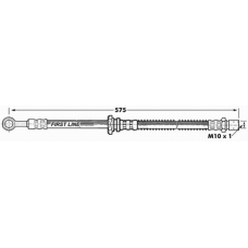 FBH7118 FIRST LINE Тормозной шланг