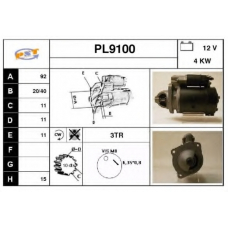 PL9100 SNRA Стартер