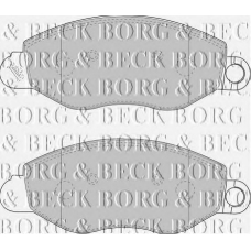 BBP1714 BORG & BECK Комплект тормозных колодок, дисковый тормоз