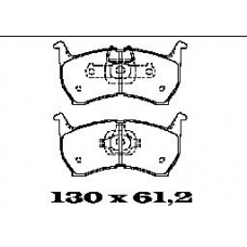 BL1214A1 FTE Комплект тормозных колодок, дисковый тормоз